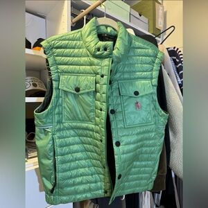 Moncler Vest Green (100% Down) (RARE) (Grenoble)